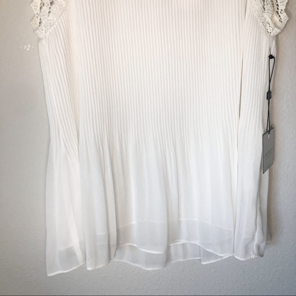 Laundry by Shelli Segal lace white blouse - Picture 4 of 9